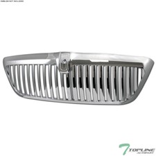 Topline For 1998-2002 Lincoln Navigator Vertical Front Bumper Grille - Chrome