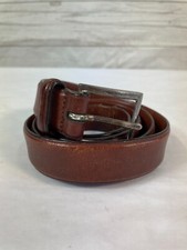 Polo Ralph Lauren 2110101-245 Brown Italian Leather Belt Size 38/95