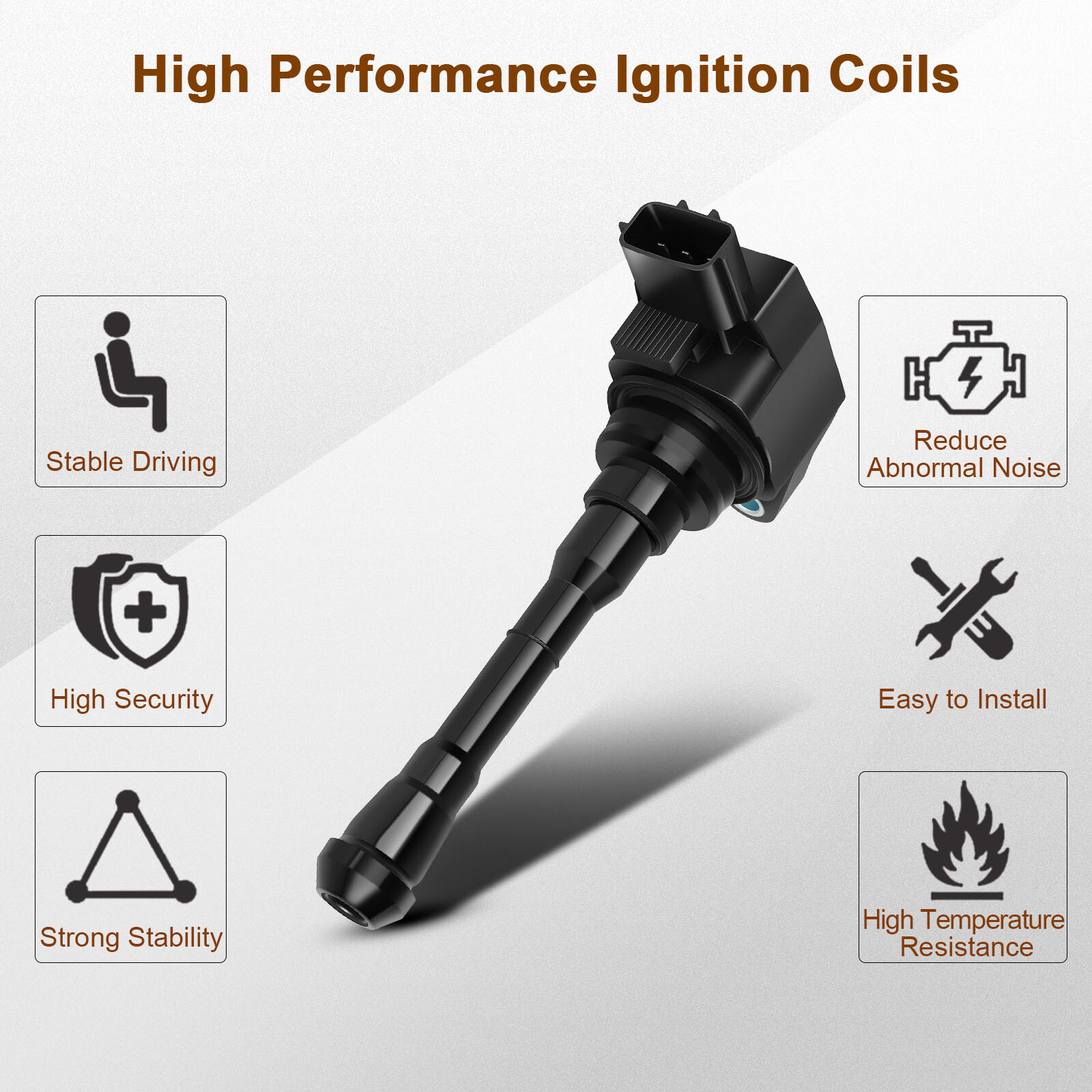 4 Ignition Coil Pack For Nissan Juke 1.6L 2011-2017 Rogue Sport 2.0L ...