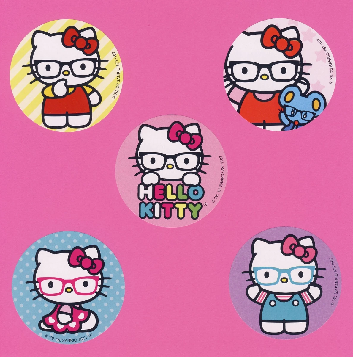Hello Kitty With Glasses Tattoos