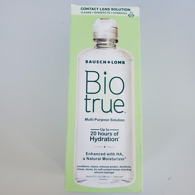 Bausch + Lomb Bio True multipurpose contact lens solution NWB