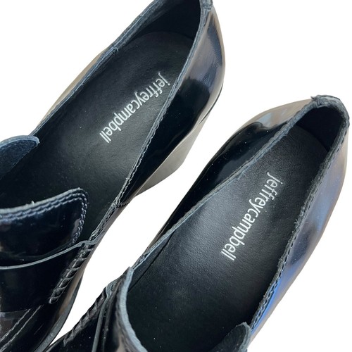 Jeffrey Campbell Alexey Halbschuhpump schwarz Lackleder Damen Größe 9 - Bild 8 von 10