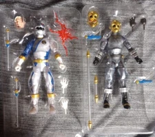 Power Rangers Lightning Collection 6" Figure Lot Wild Force Lunar Wolf & Zeo Cog