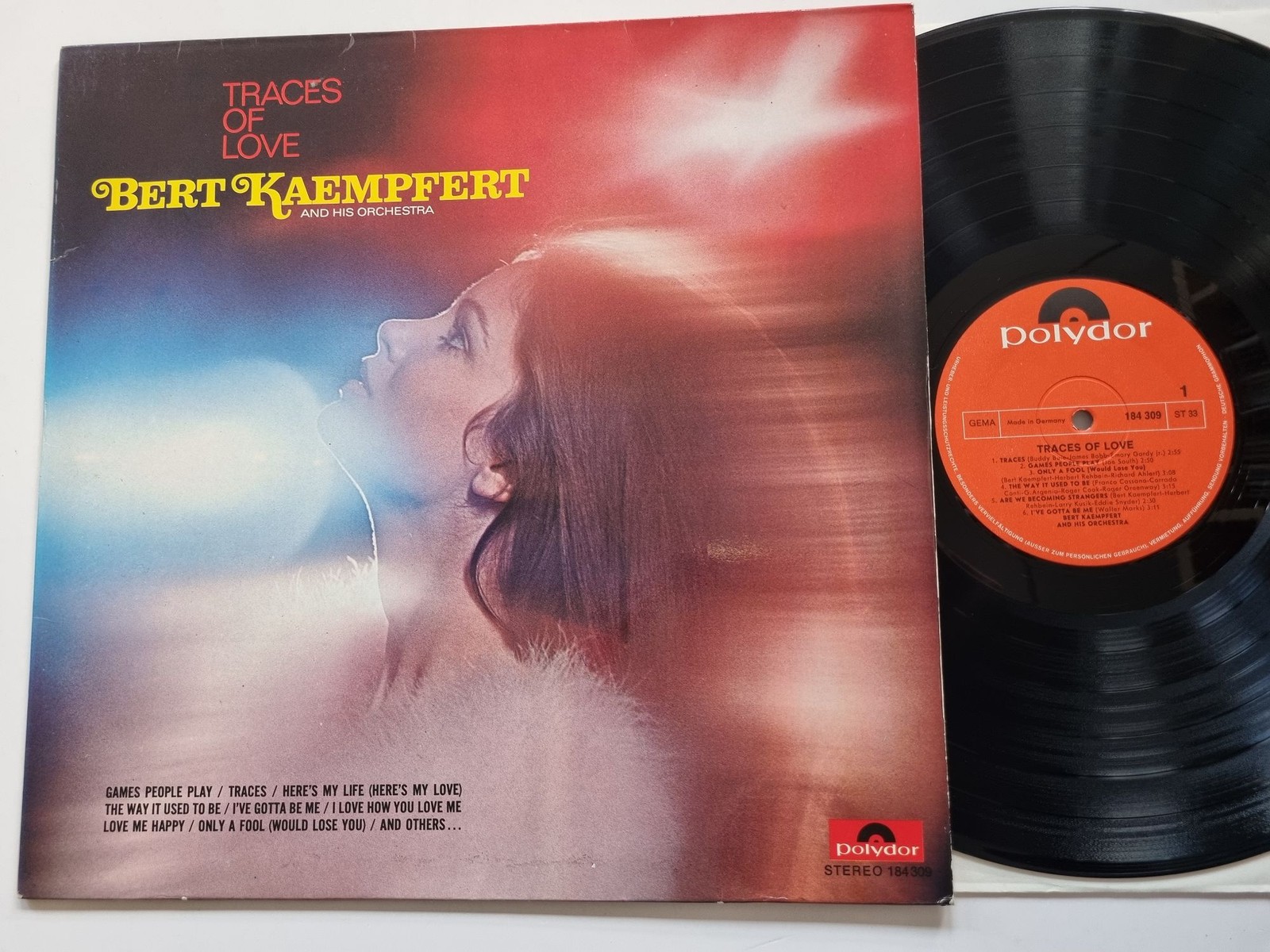Bert Kaempfert And His Orchestra - Traces Of Love Vinyl LP Germany