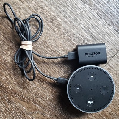 AMAZON ECHO DOT 2ND GENERATION SMART SPEAKER ALEXA BLACK 