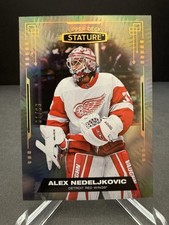 2021-22 UD Stature 01/99 VARIATION #99 Alex Nedeljkovic Detroit First Print