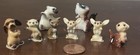 New ListingVintage Miniature Porcelain Dog,Cats,Mice,Chipmunk,Ra ccoon,Polar Bear Figurines