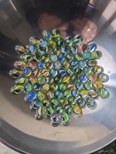 Vintage Lot Of Cats Eye Marbles 1 LB. P