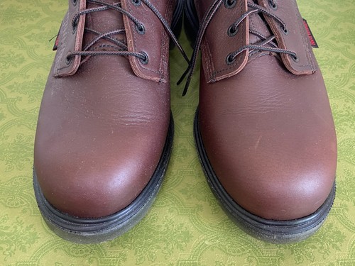 NEU Red Wing 606 SuperSole 2.0 Leder weiche Spitze Herren Arbeitsstiefel US 11-Mahagoni - Bild 8 von 13