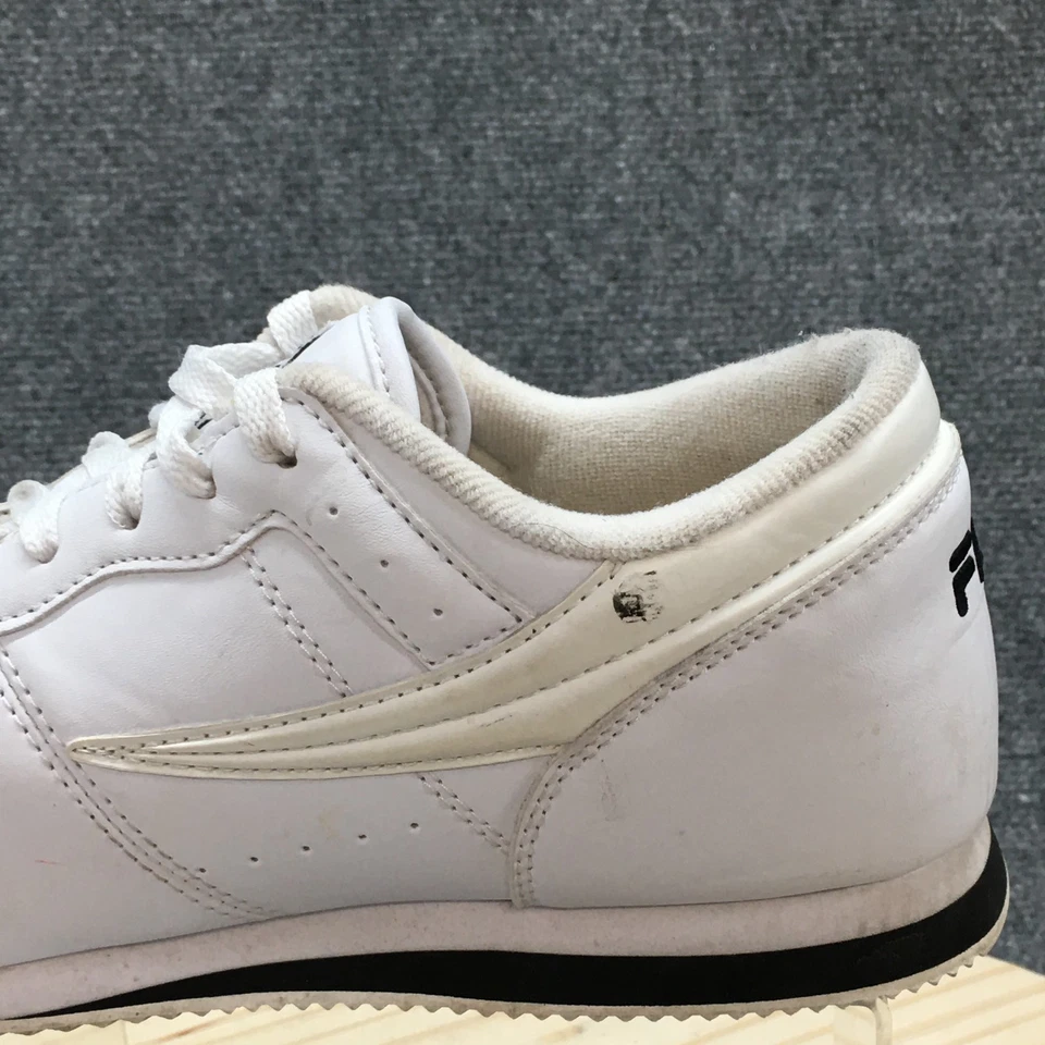 Fila Sneaker Womens 10 White Machu Retro Laced Up Casual Comfort Faux Leather - Image 4 of 4