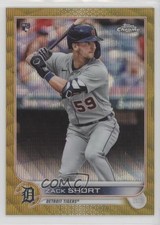 2022 Topps Chrome Gold Wave Refractor 14/50 Zack Short #86 6n9