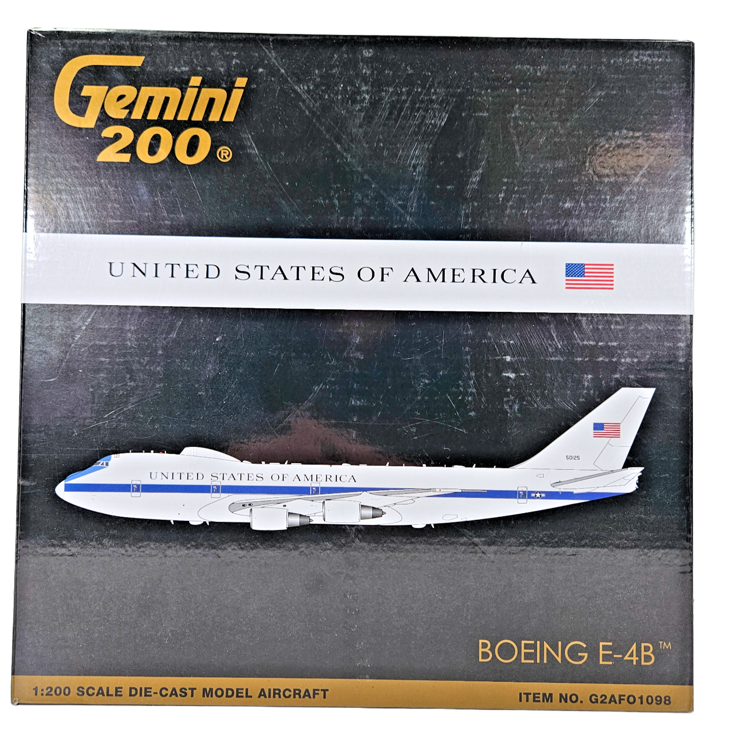 Gemini200 Boeing E-4B USAF Doomsday Plane 1:200 Scale G2AFO1098 ...