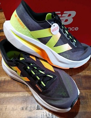 Womens New Balance Fuelcell Rebel v4 RUNNING SHOE  WFCXCG4 9.5 Wide BLK YELLOW