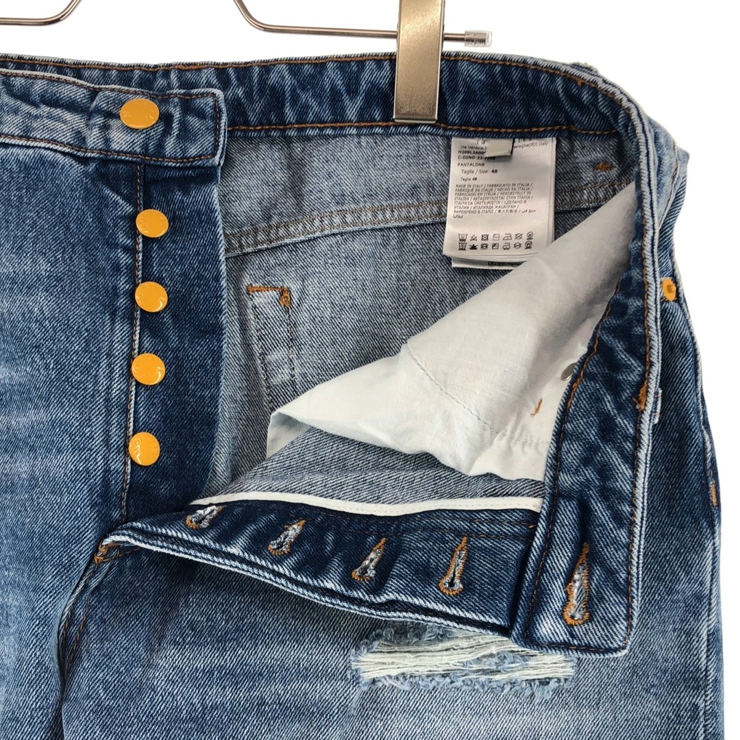 Moncler x Palm Angels PANTALONE Distressed Denim Pants 48 Indigo Used KLDR-0 thumbnail 4