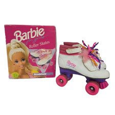 VINTAGE 1995 BARBIE KIDS ROLLER SKATES US SIZE 2 BROOKFIELD
