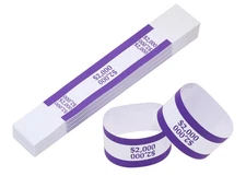 ONLYKXY 150pcs Self Sealing Cash Currency Straps Money Paper Bands Bill Wrapp Se