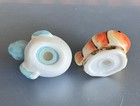 VTG Ceramic Animal Novelty Salt & Pepper Shakers Figurines Clown Fish & Turtle — photo 5
