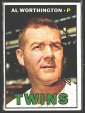 1967 Topps #399 Al Worthington