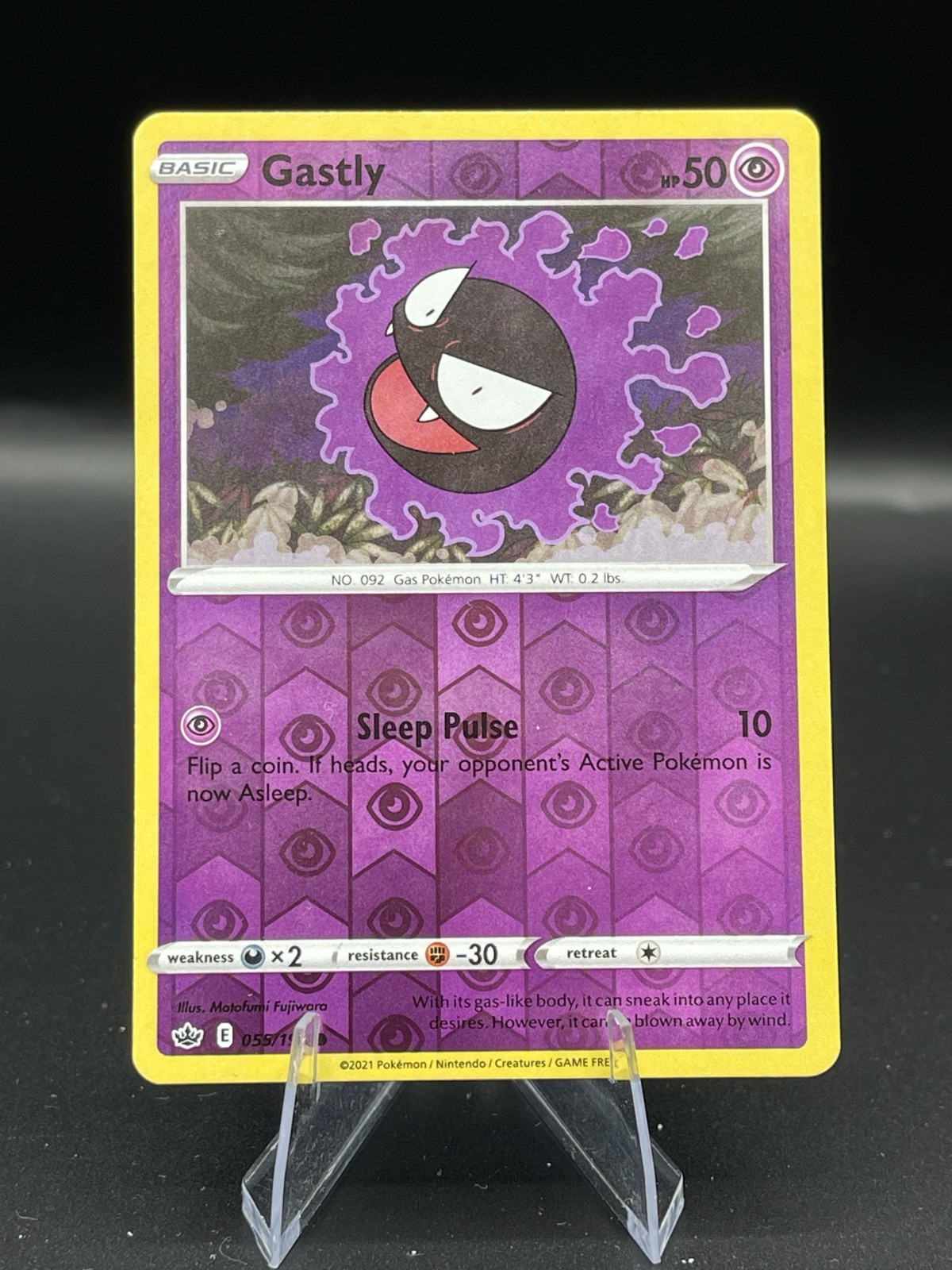 (NM) Gastly Reverse Holo 055/198 Pokemon TCG Card 317c-16