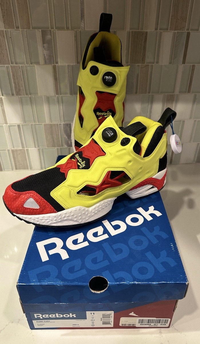 Reebok InstaPump Fury OG Retro Size 11 US - Citron Yellow