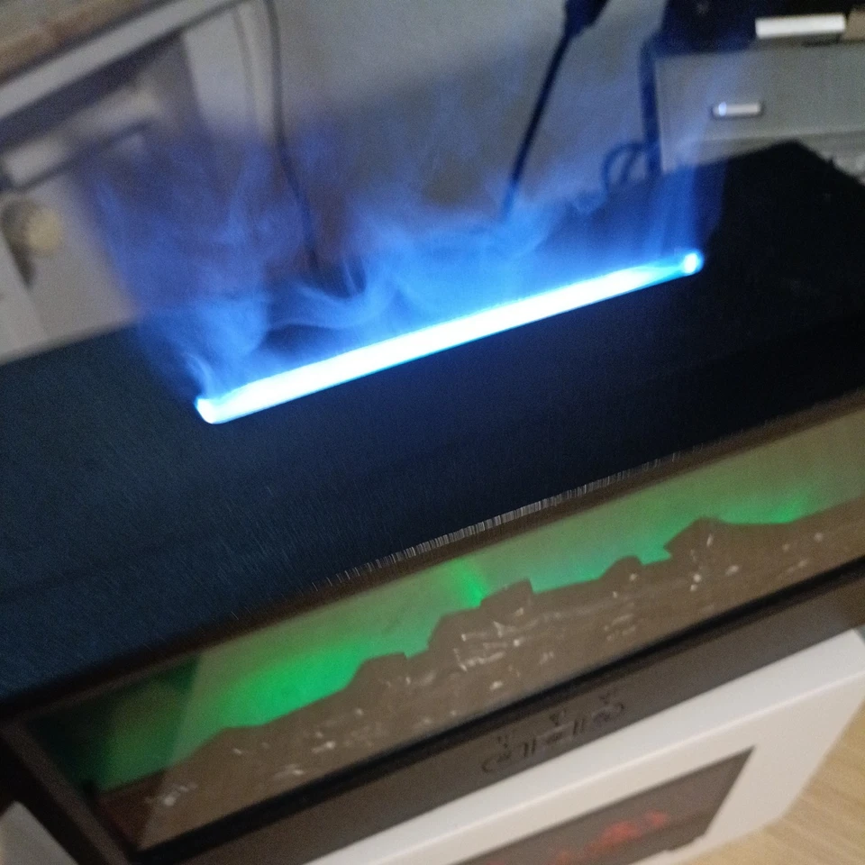 Design Luftbefeuchter. Kaminfeuer wohlfühl Atmosphäre  - Bild 4 von 4