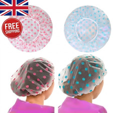Shower Caps Reusable for Women, Waterproof, Shower Hat ( 2 Colours in a Pack )