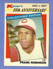 1987 Topps Kmart 25th Anniversary #10 Frank Robinson Cincinnati Reds  NM