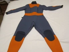 KALYPSE "SKAF" (Men's) Full Body Wetsuit - Orange/Gray/Black - Made in France