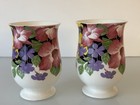 Wren Fine Bone China Made In England Set Of 2 Floral Porcelain Coffee/Tea Cups — photo 2