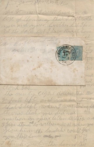 Proctor's Creek VA April 1864 Soldier's Letter Drewry's Bluff CSA 6,7 Petersburg