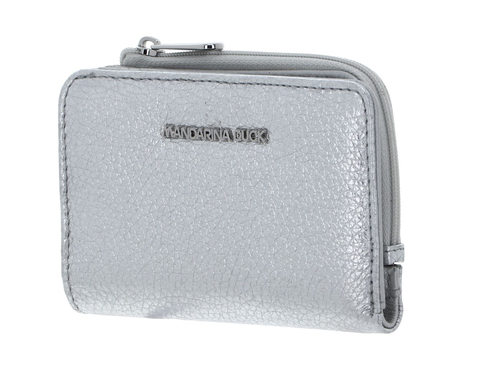 MANDARINA DUCK Mellow Metal Wallet Geldbörse Silver silberfarben Neu