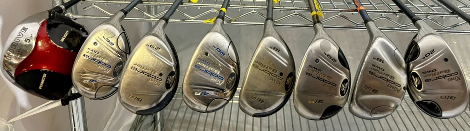 Lote al por mayor de 30 palos de golf - Cobra Bafflers, Idrive, Adams Foto 2 de 4