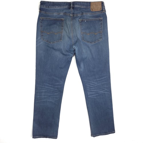 American Eagle Extreme Flex Jeans Mens 34x30 Original Straight Dark Wash Stretch - Picture 8 of 9