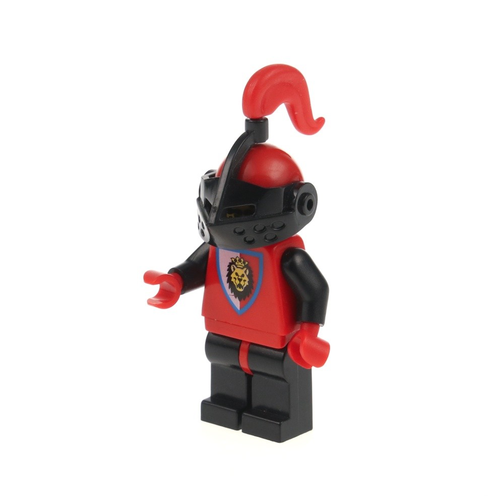 1x LEGO Minifigure Castle Royal Knights Lion Helmet Visor Feathers