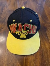 Pokemon Pikachu Snapback Hat One Size Fits Most