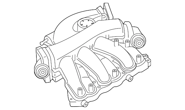 Colector de admisión genuino Nissan Altima Murano Pathfinder 3.5 14010-JA10D Foto 2 de 4