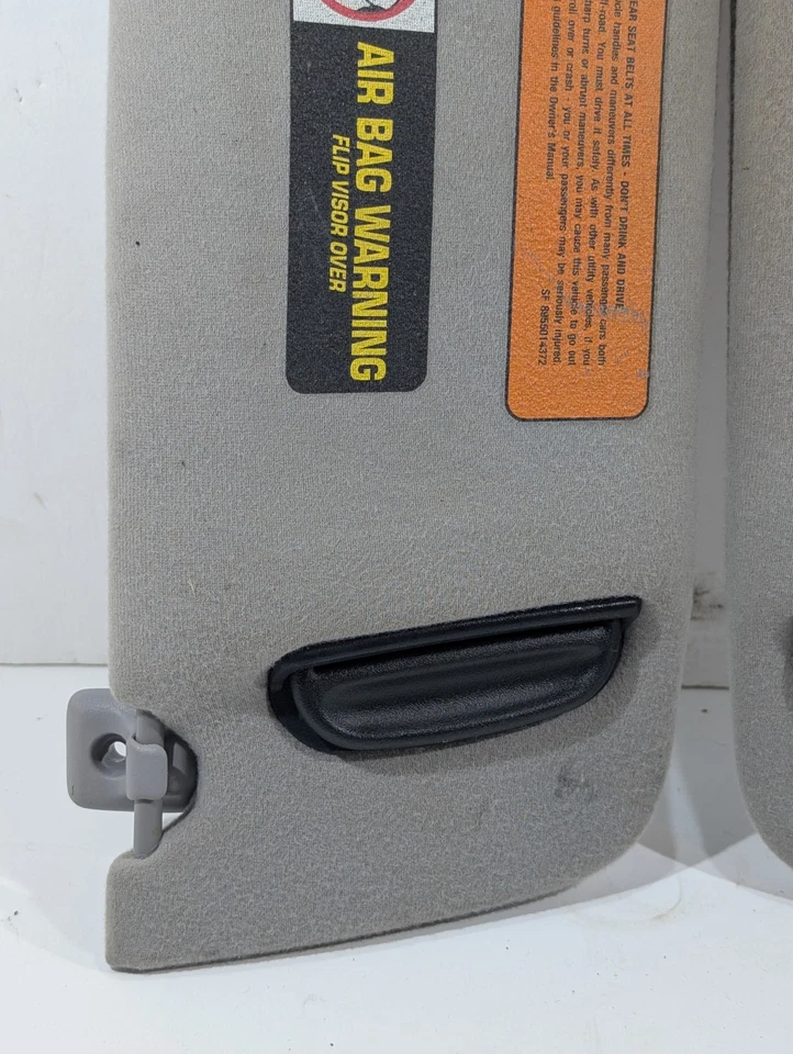 Комплект солнцезащитных козырьков 1993-1998 Jeep Grand Cherokee левый правый водитель пассажир Homelink - Изображение 4 из 4