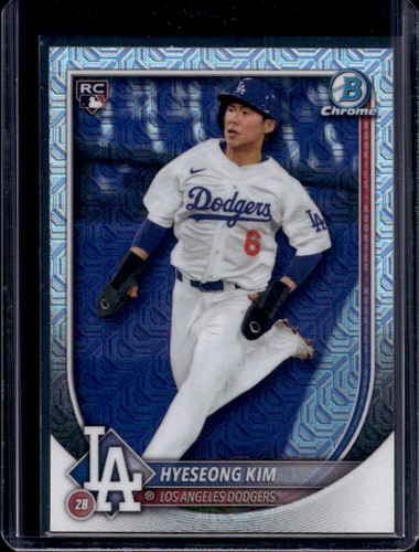 2025 Bowman Hyeseong Kim Mega Box RC Refractor Rookie #91 Dodgers