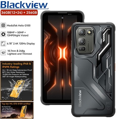 Unlock Blackview FORT 5 4G Lightweight Rugged Phone Android 16 108MP Waterproof