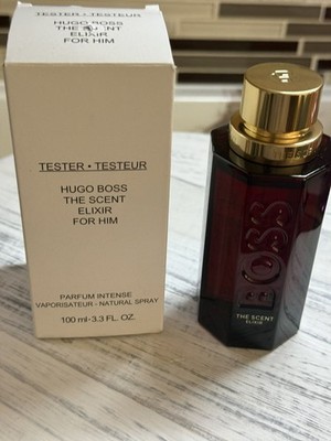 Boss The Scent Elixir Parfum Intense Pour Homme 3.3 oz 100 ml tester msrp$168