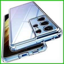 Cover per Samsung Galaxy S21 Ultra 5G Custodia Trasparente Guscio Silicone Tpu