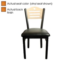 Oak Street Mfg SL2150SHCHCH Shoreline Cherry Wood Back & Seat Chair