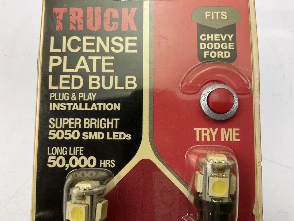 Bully ILT-194W-5 LED Camión Placa Lámpara Bombillas - PAR Foto 4 de 4