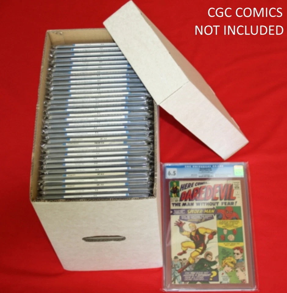 Empty CGC / CBCS Certified Comic Box x 3 - Each Holds 30-32 Slabbed Comics