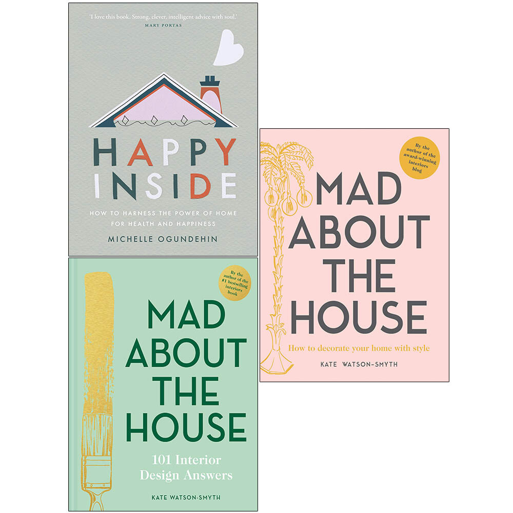 Happy Inside, Mad About, The House 3 Books Collection Set Hardback NEW