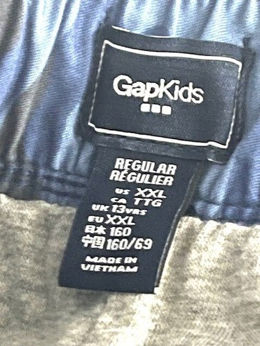 Gap Kids Regular XL Lined Blue Camo Boys Drawstring Pants Pockets Dudley Street - Picture 8 of 9