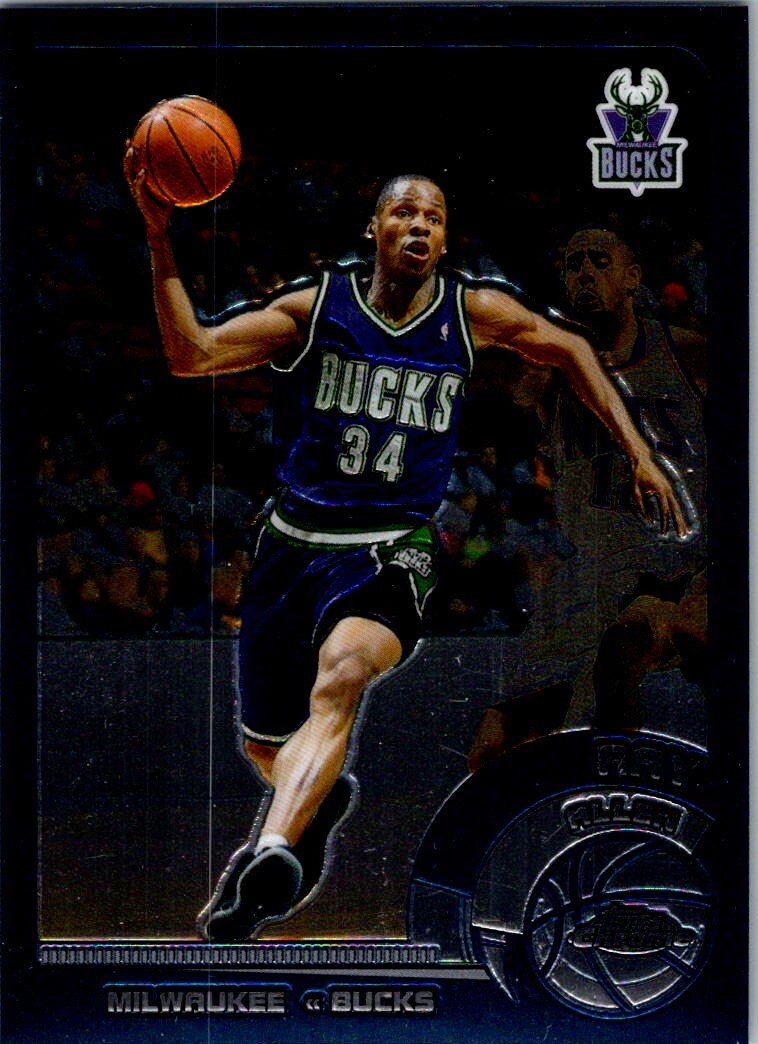 2002-03 TOPPS CHROME RAY ALLEN MILWAUKEE BUCKS #92