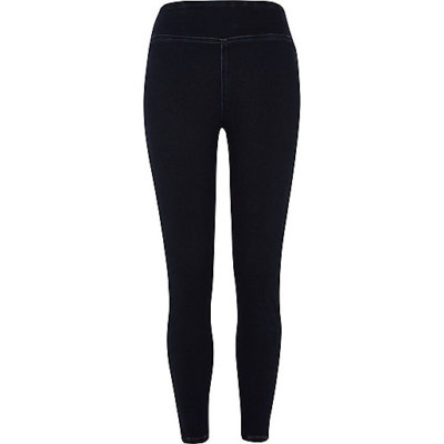 Ladies Girls LCJ Denim Stretch Leggings 