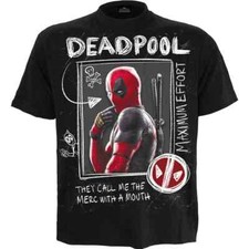 MARVEL DEAD POOL WOLVERINE BOCETOS Impresionantes Ilustraciones Camiseta Juego Mover