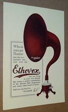 circa 1927 Handbill for ETHOVOX LOUD SPEAKERS (5x7")